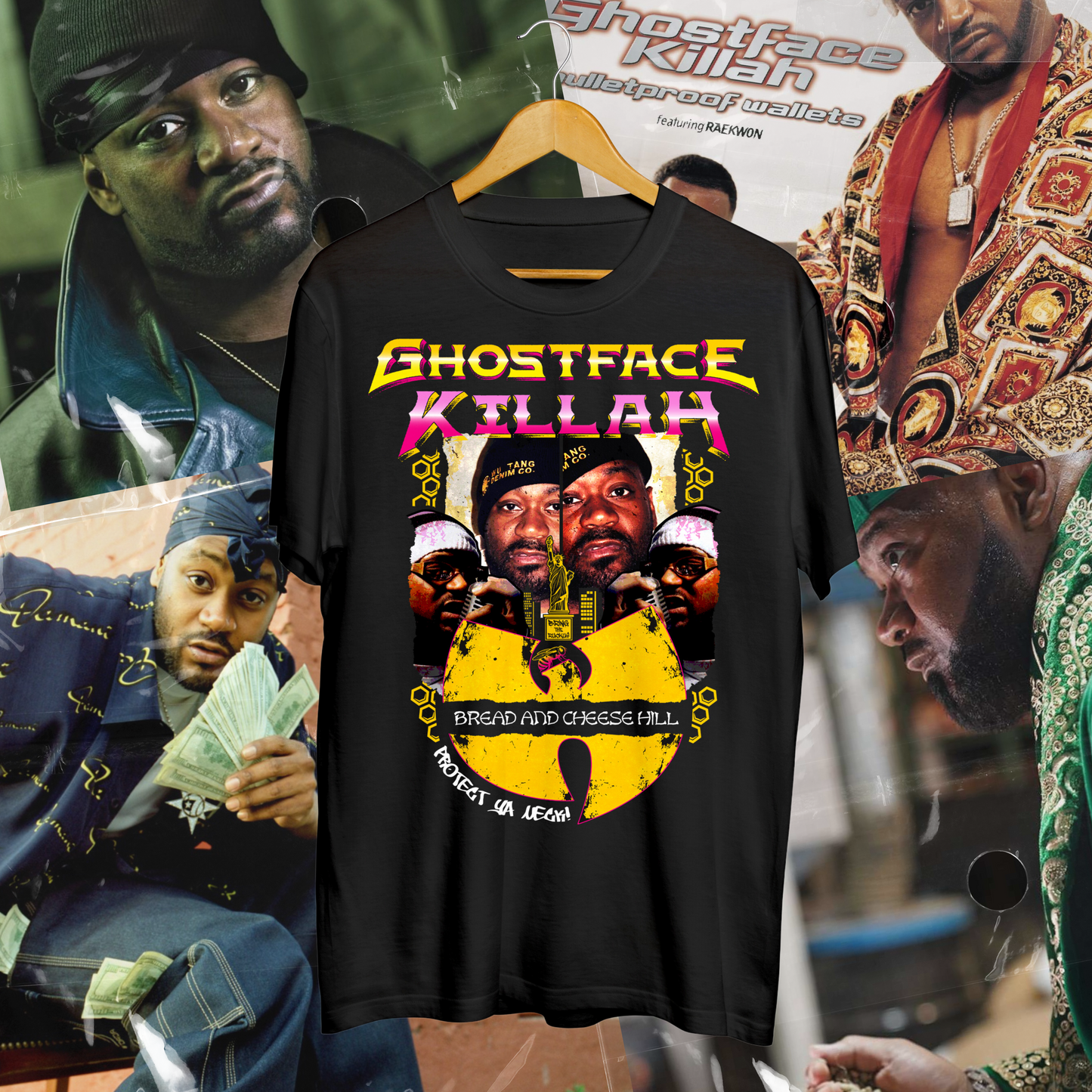 Wu Tang Clan - Ghostface Killah - BACH T-ShirtBread And Cheese Hill
