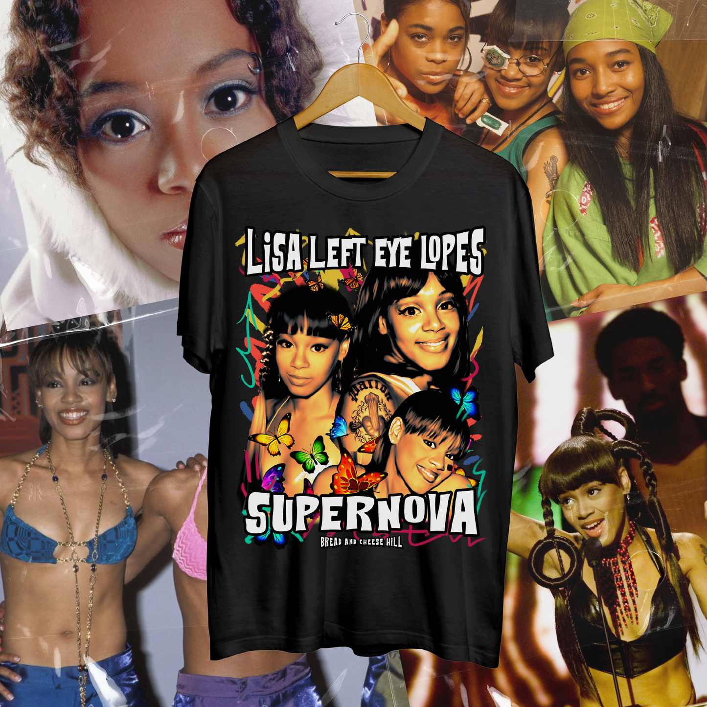Lisa Left Eye Lopes - BACH T-ShirtBread And Cheese Hill