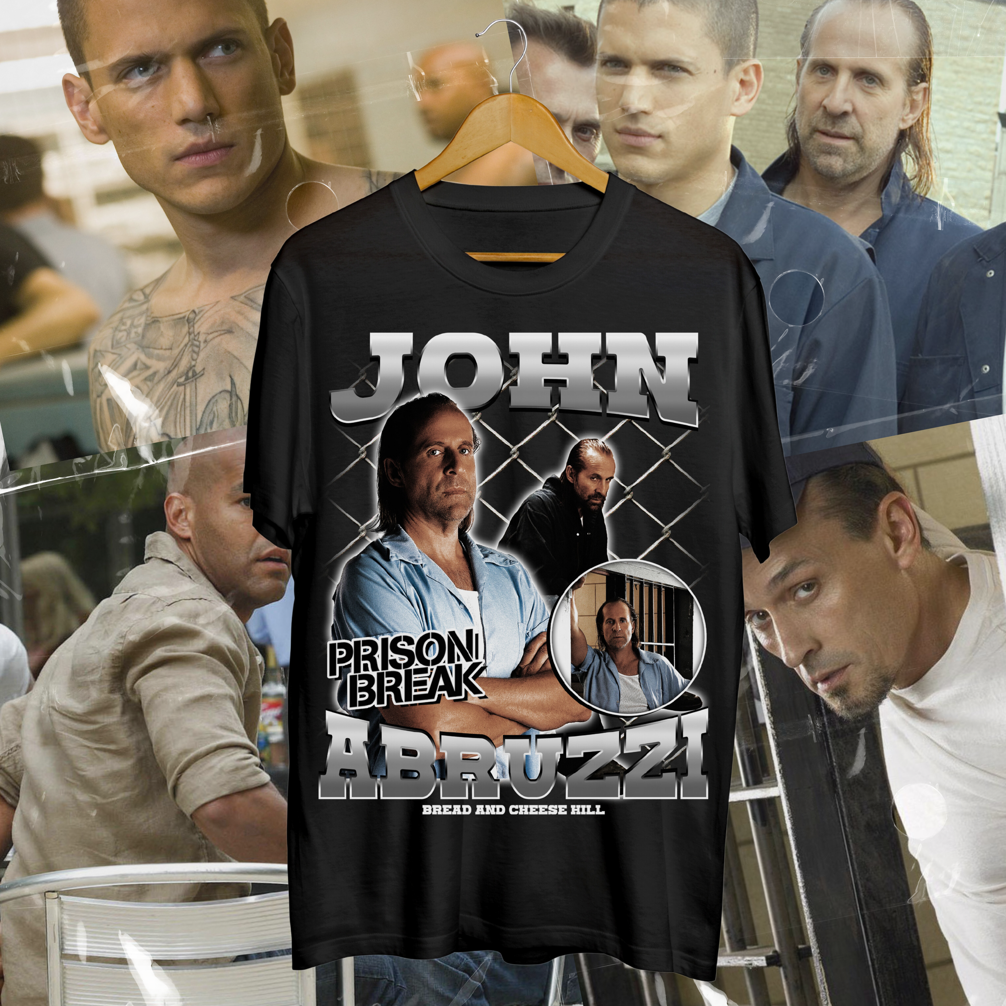 Prison Break - John Abruzzi - BACH T-ShirtBread And Cheese Hill