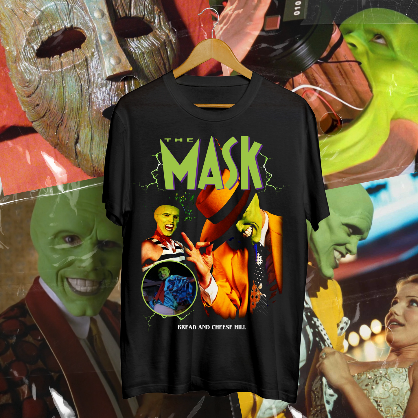 Jim Carrey - The Mask - BACH T-ShirtBread And Cheese Hill