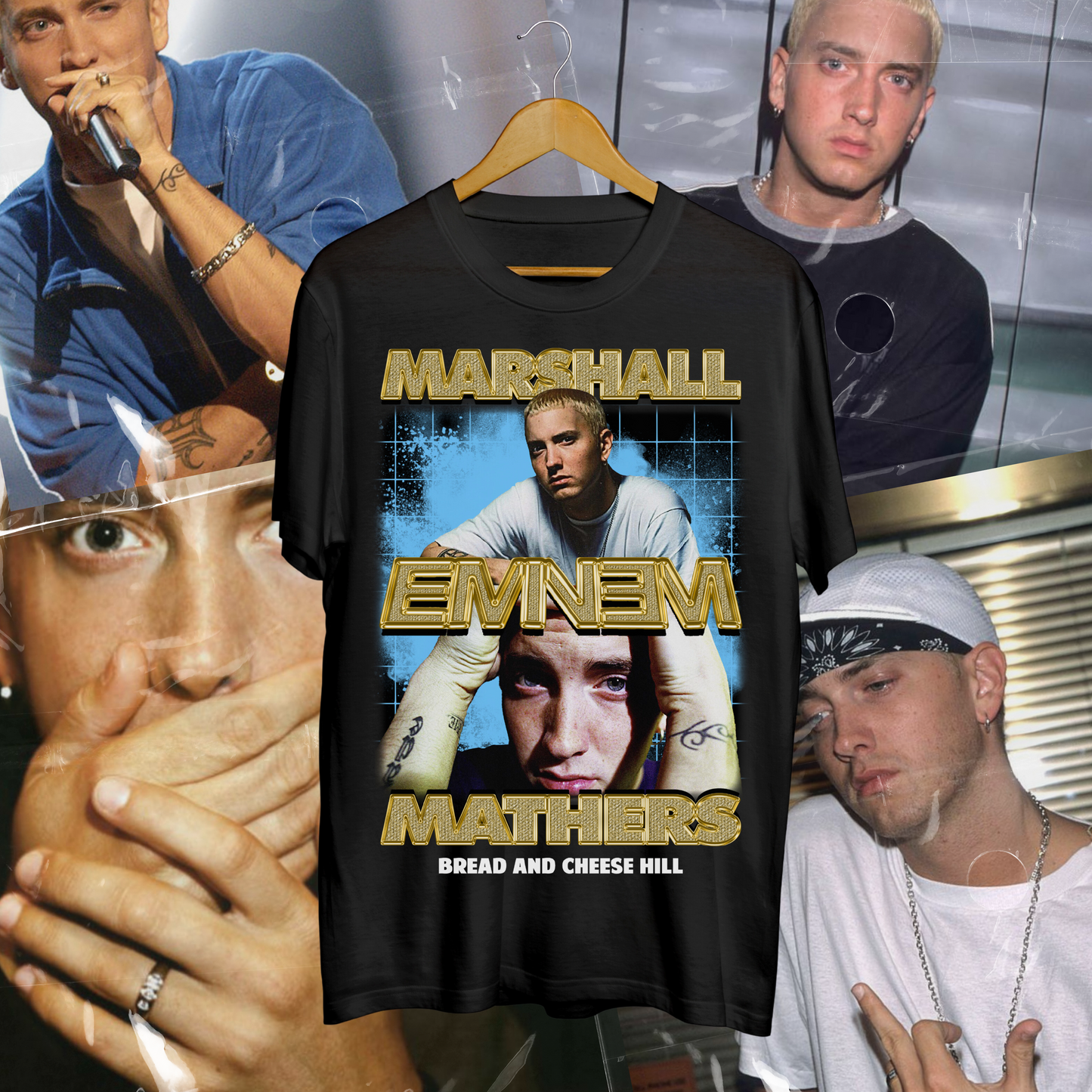 Eminem - Marshall Mathers - BACH T-ShirtBread And Cheese Hill