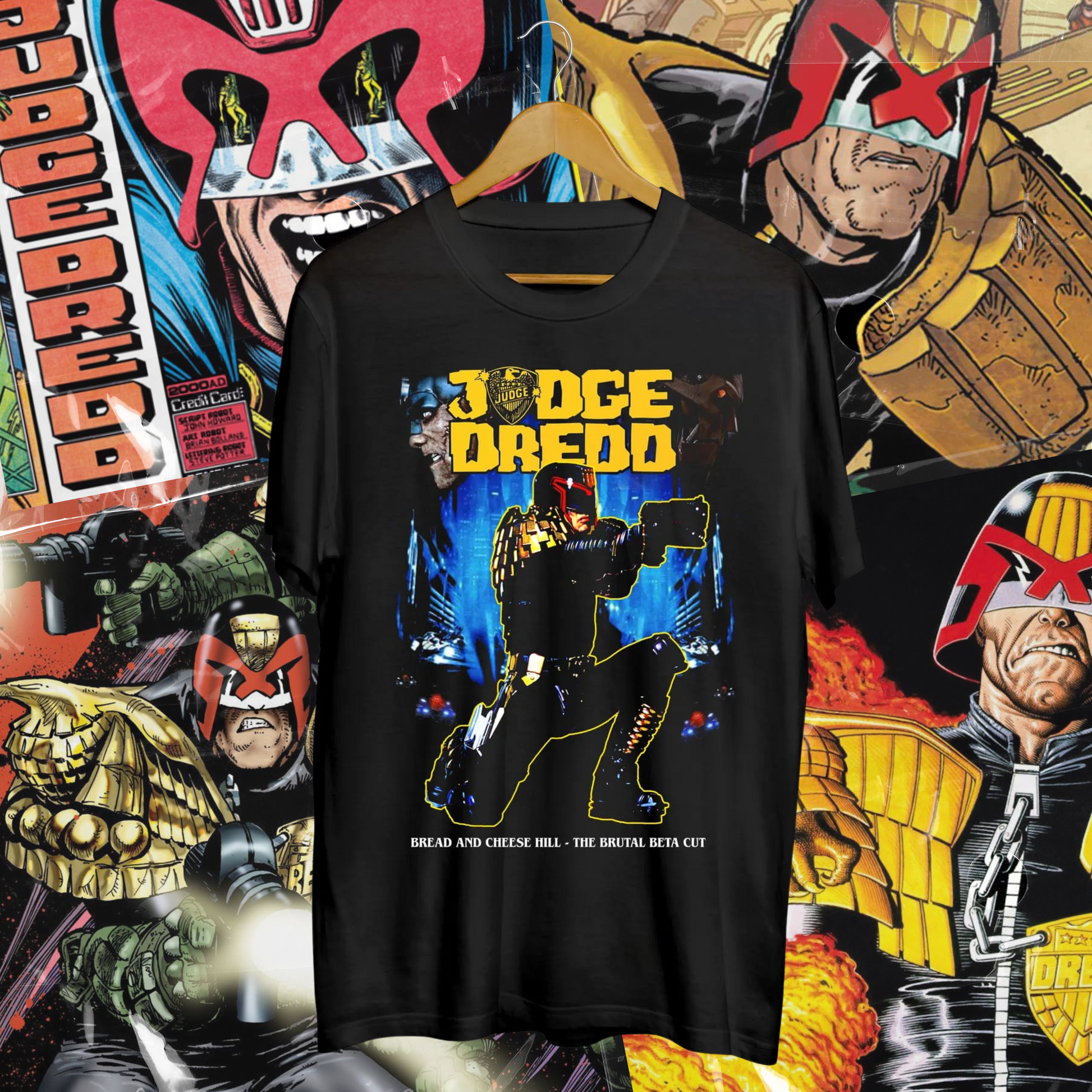 Judge Dredd Movie - BACH T-ShirtBread And Cheese Hill