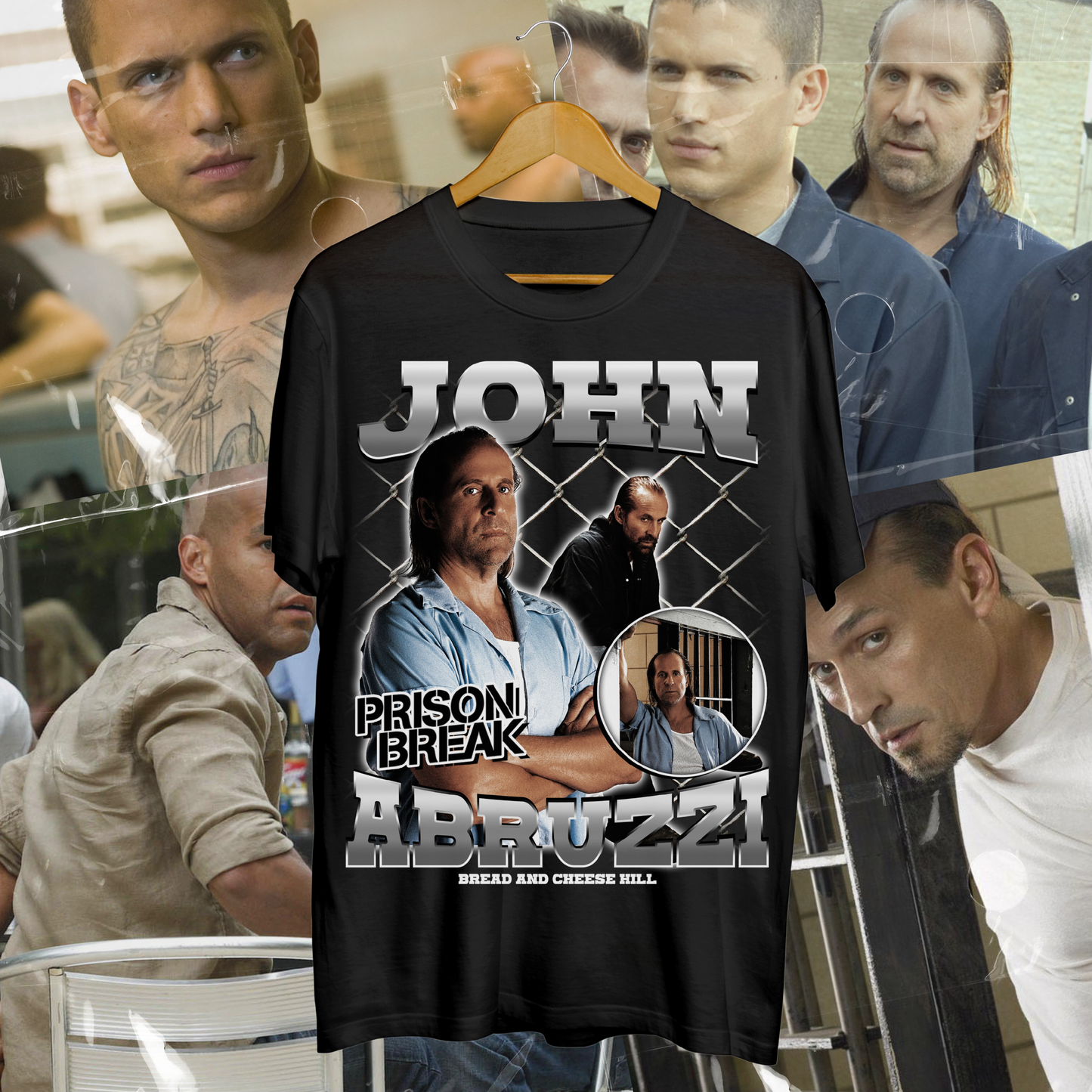 Prison Break - John Abruzzi - BACH T-ShirtBread And Cheese Hill