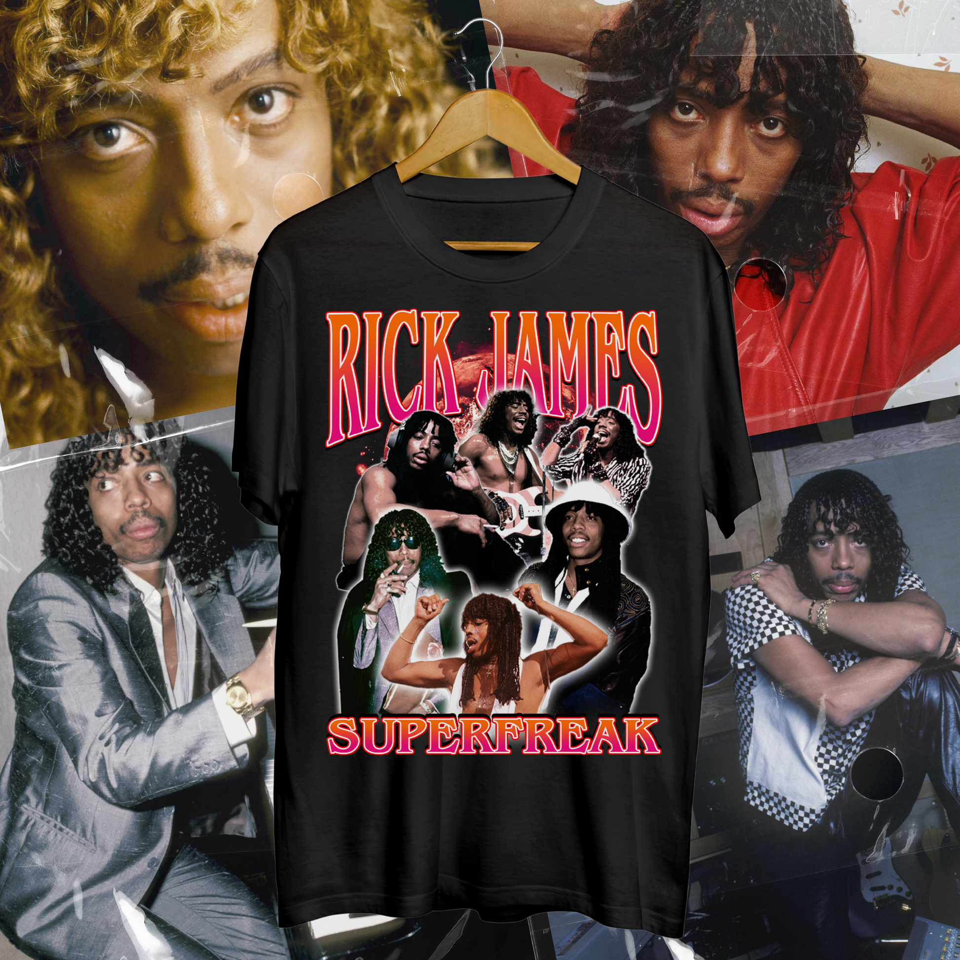 Rick James - Superfreak - BACH T-ShirtBread And Cheese Hill